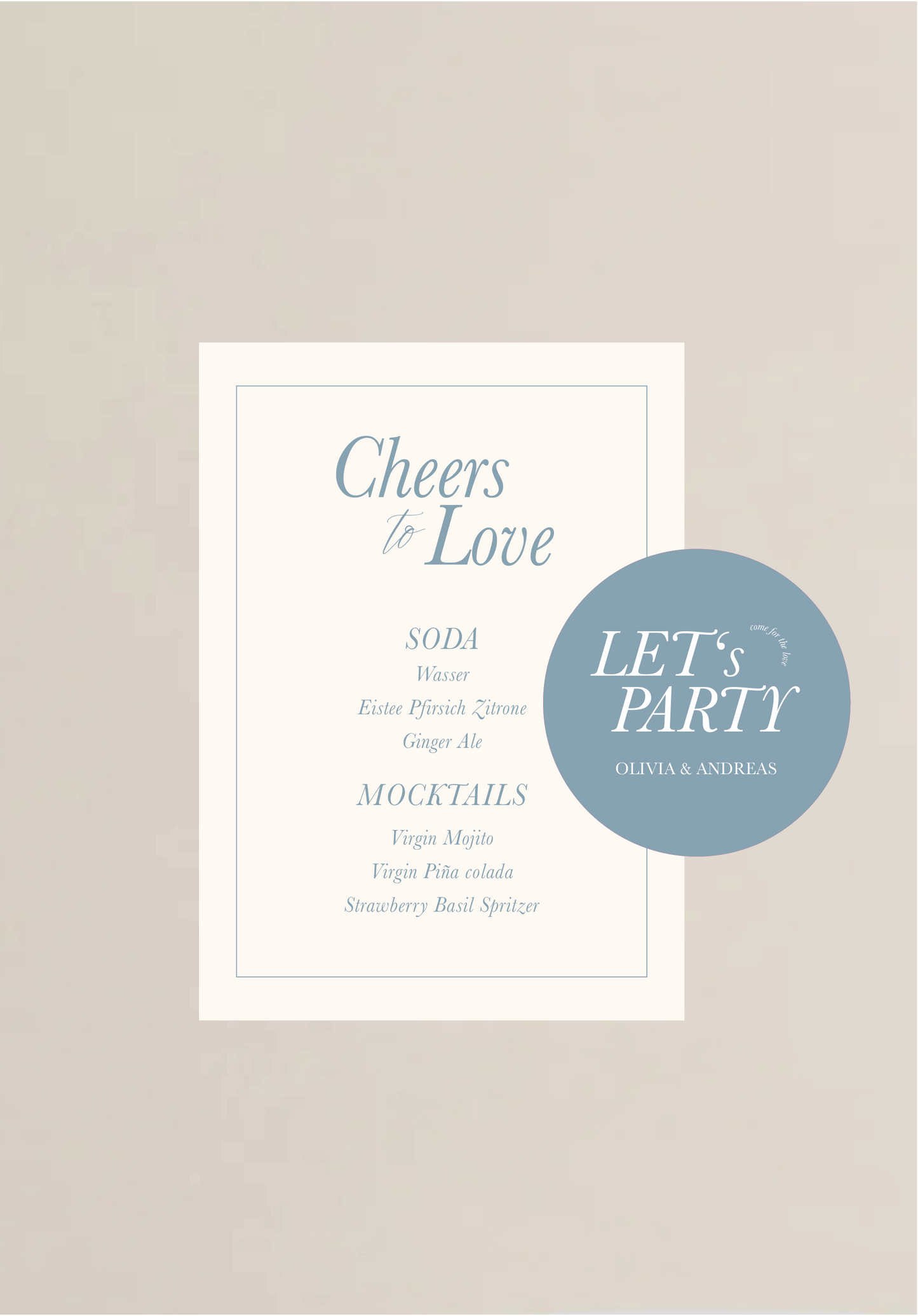 Double Bar Schild Loveletter