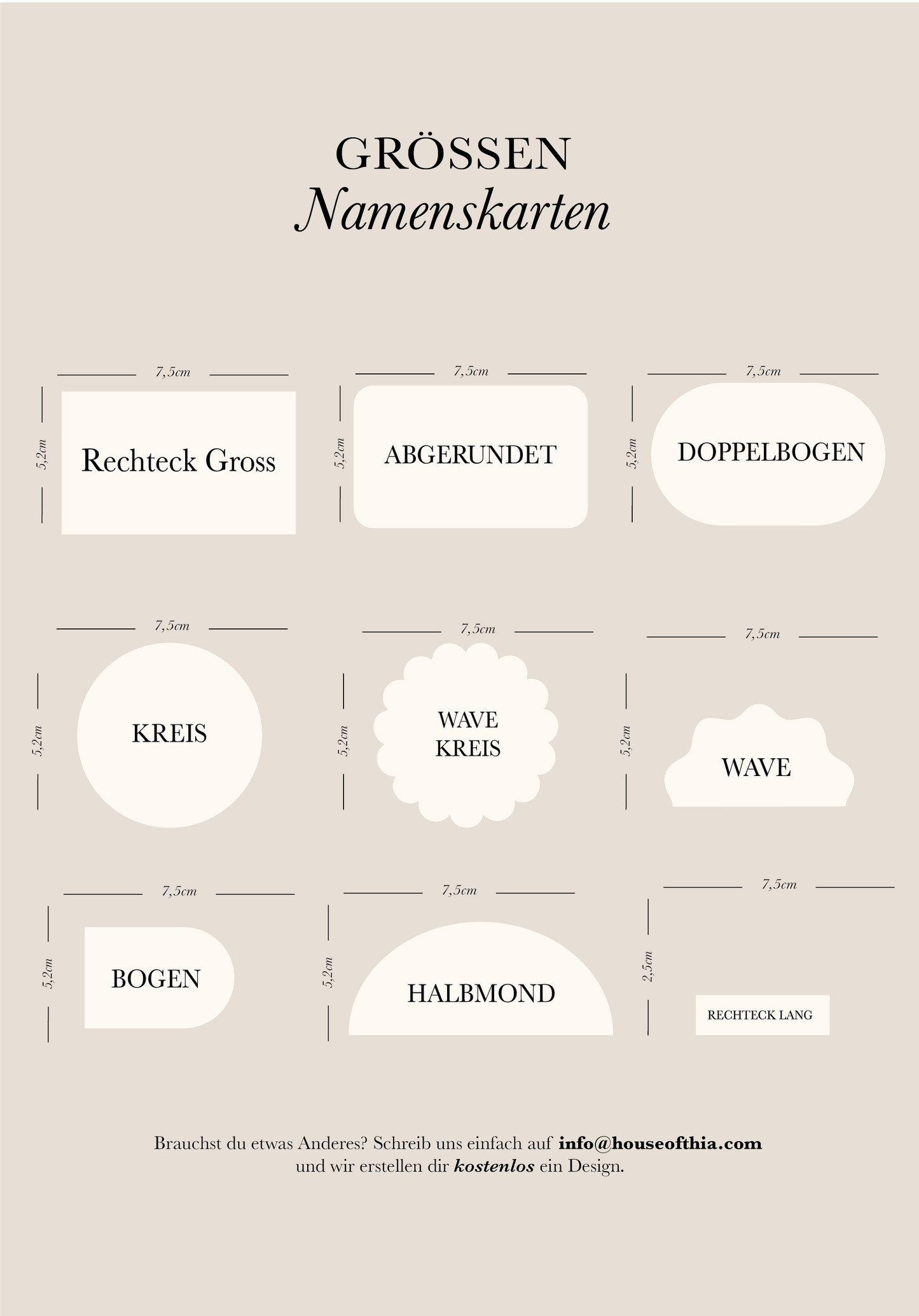 Menükarte Wave & Namensschild Loveletter