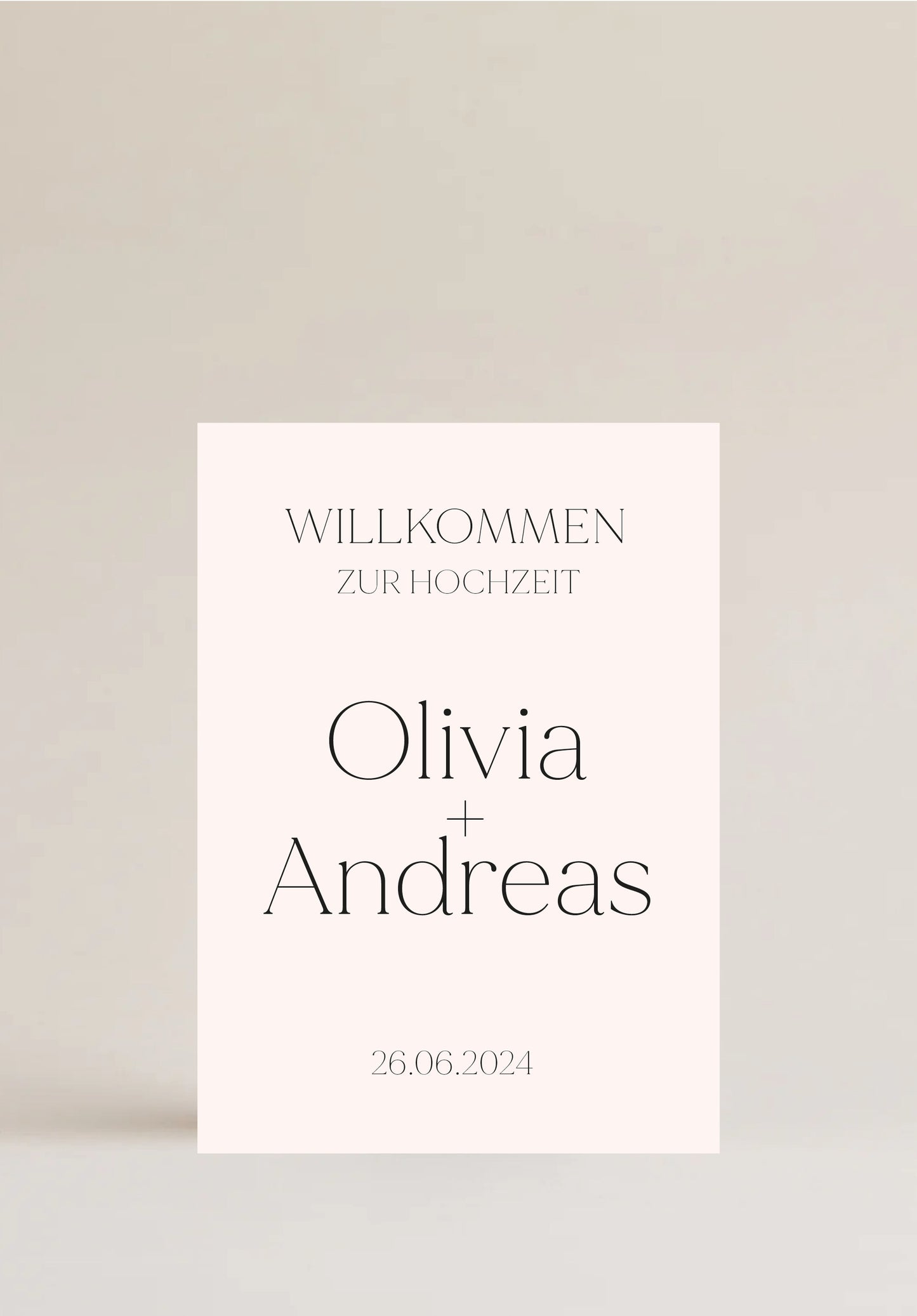 Willkommensschild Honeymoon I