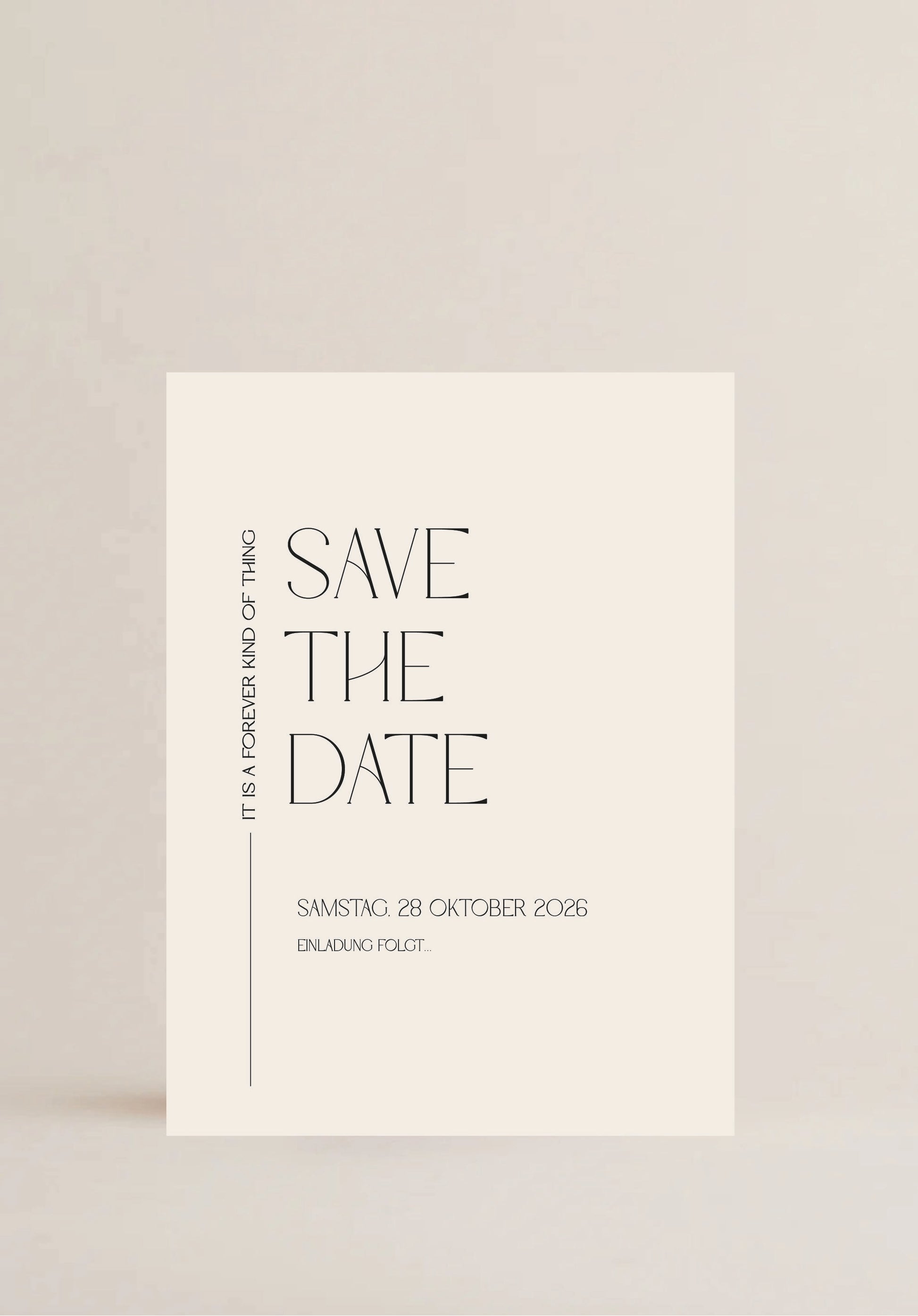 Save the Date Karte LOVELY