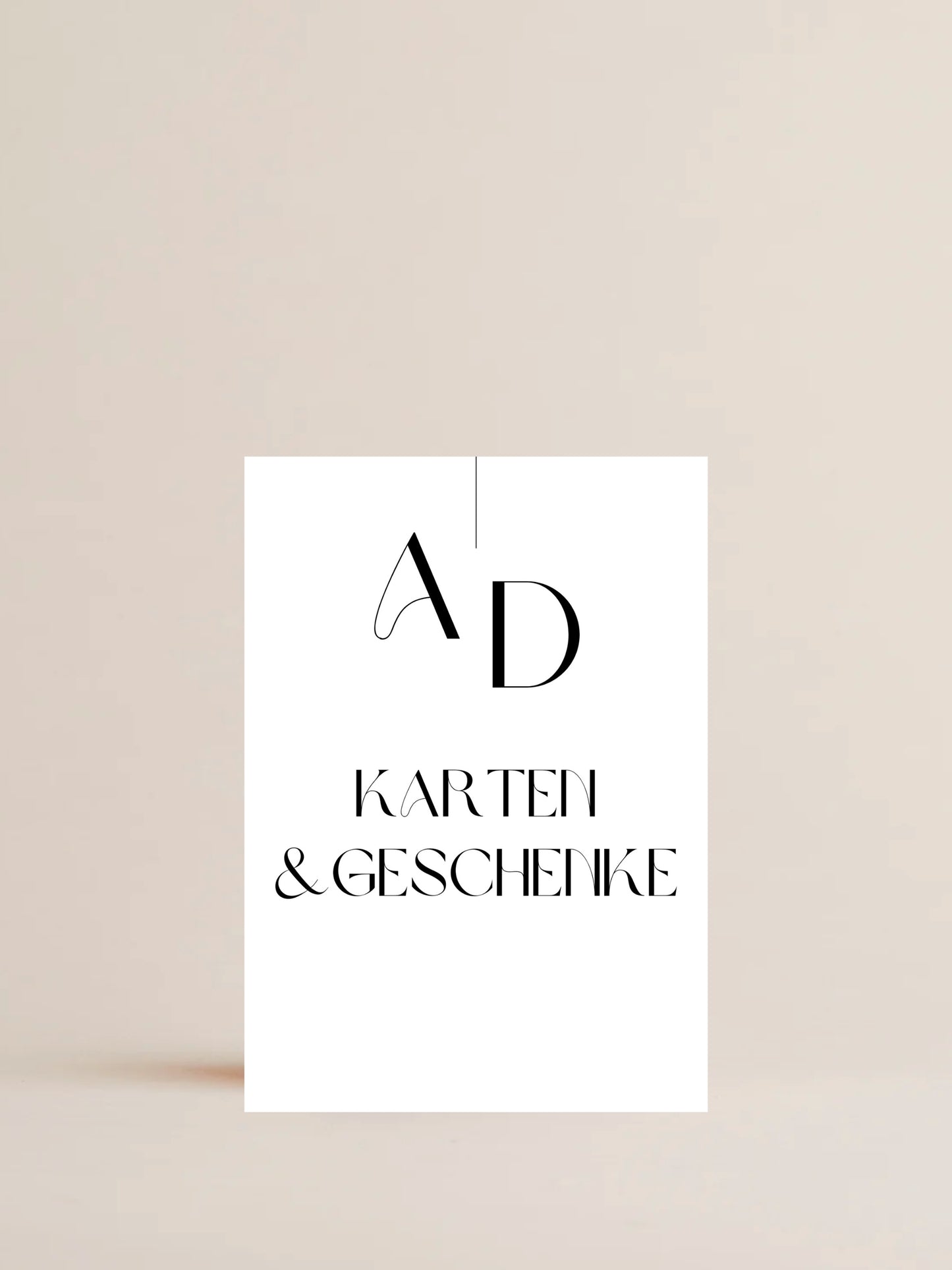 Schild Karten und Geschenke|  Till Death